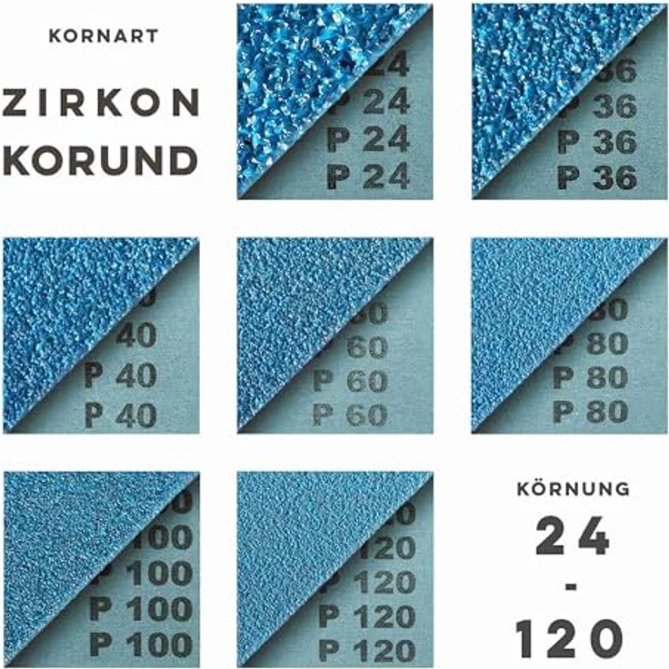 Klingspor Schleifband CS411Y Zirkonkorund, 10 x 330 mm, Körnung P40, wasserfest, hochreißfeste Gewebeunterlage, 10 Stück für Metall und Hartholz – Bild 3