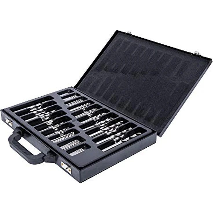 STIER Spiralbohrer Set HSS-G, 170-teilig, präzise geschliffen, inkl. Transportkoffer - ideal für vielfältige Bohrarbeiten – Bild 1