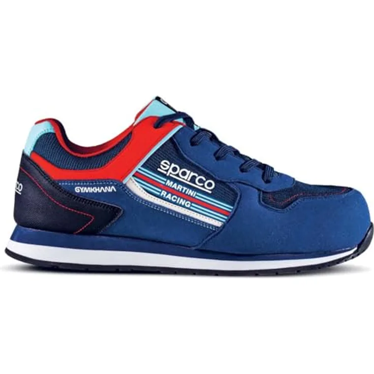 Sparco GYMKHANA Martini ESD S1PS SR Sicherheitsschuh, atmungsaktiv, metallfrei, Blau, Größe 45