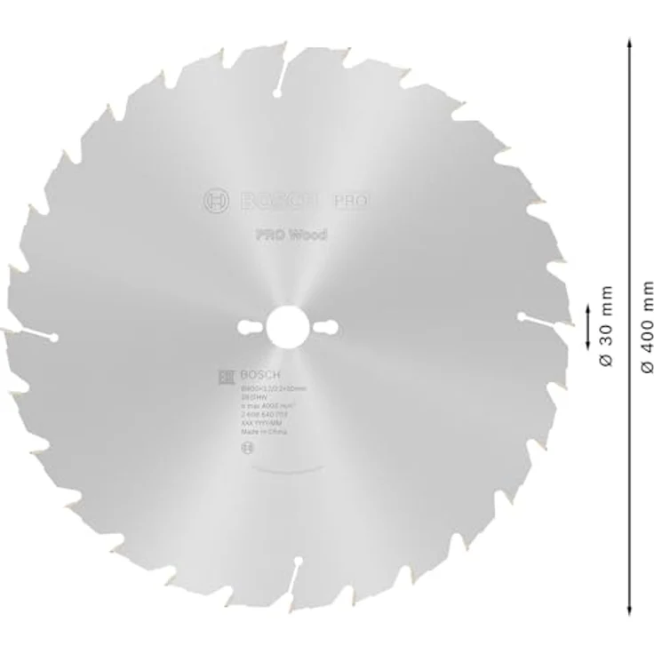 Bosch Professional Kreissägeblatt Construct Wood (Holz, 400 x 30 x 3,2 mm, 28 Zähne, Zubehör Kreissäge) – Bild 4