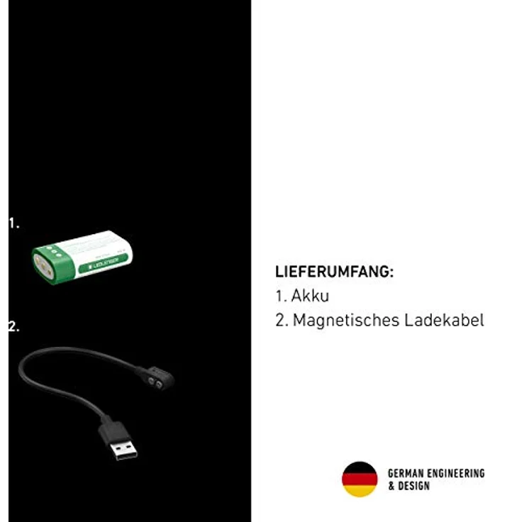 Ledlenser H5R Core, Stirnlampe mit 500 lm, wetterfest, stufenlos dimmbar, Batteriestatusanzeige – Bild 6