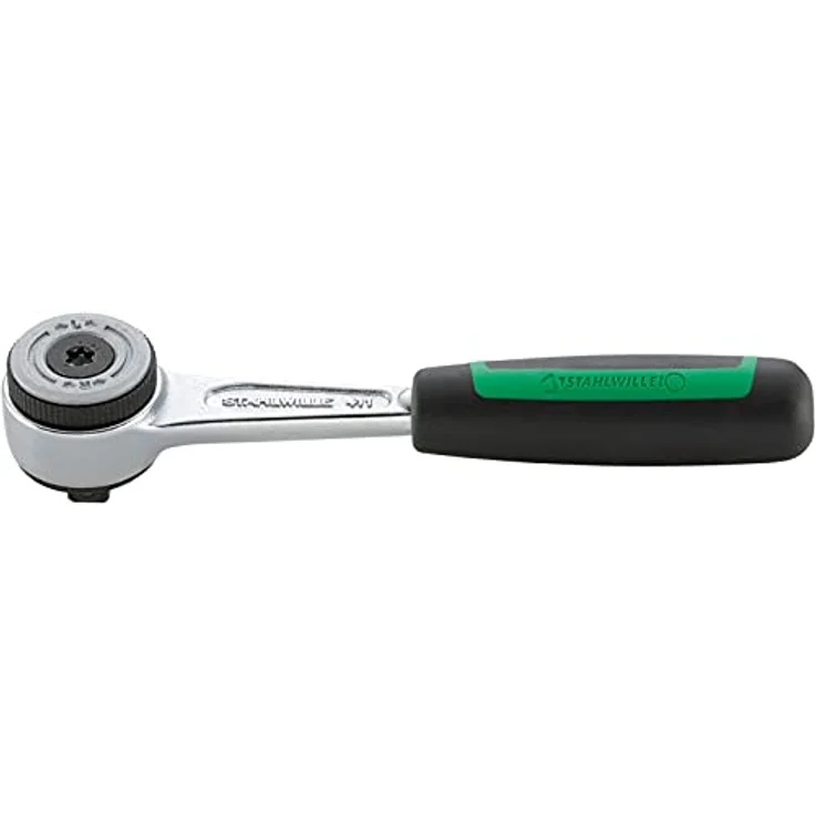 Stahlwille 11231011 411 Feinzahnknarre 1/4 Zoll, 118 mm mit 2-Komponentengriff, Deutschland – Bild 1