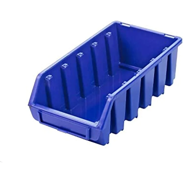 PROREGAL SuperSparSet 10x Sichtlagerbox 2L Blau | Stapelbare Sichtlagerbehälter aus bruchsicherem Polypropylen (PP) – Bild 2