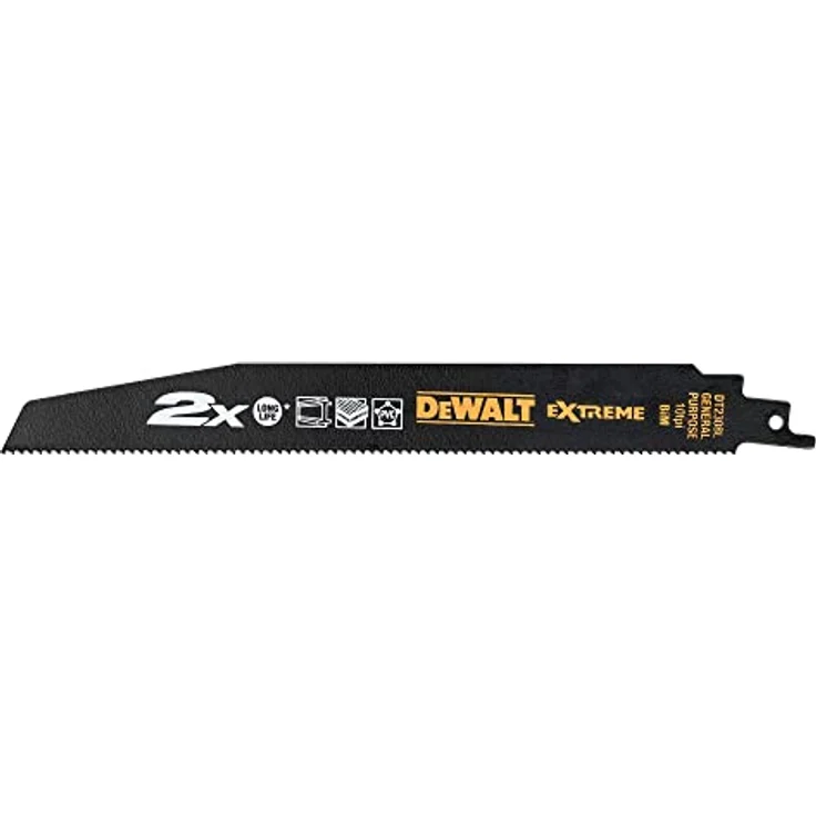 Dewalt DT2308L-QZ EXTREME Bimetall Säbelsägeblatt 228 (5 Stk.), Multi, 228 mm – Bild 3
