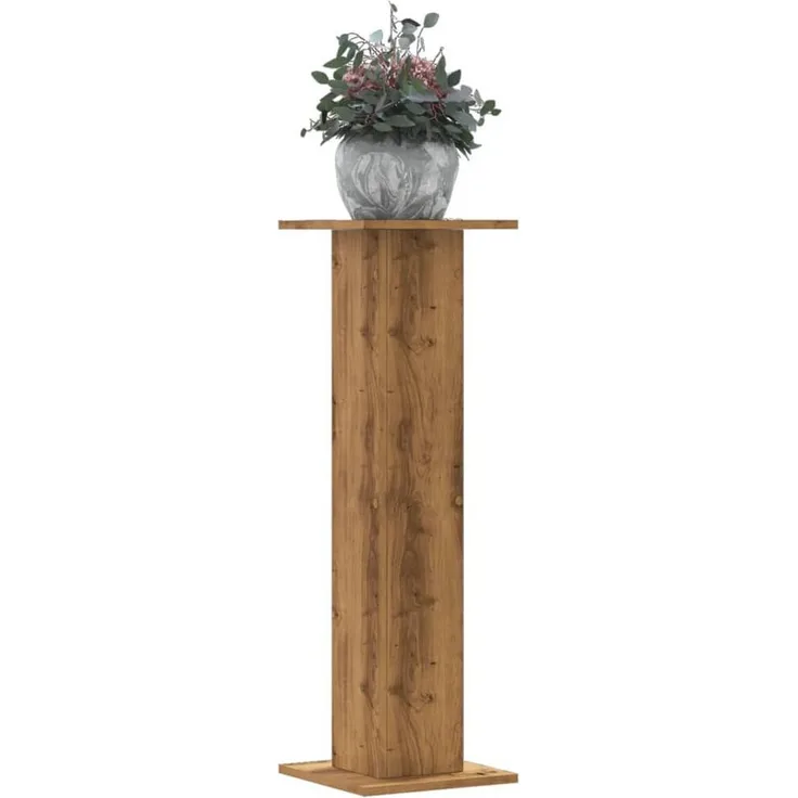 vidaXL Blumenständer Pflanzenständer 2 Stk Artisan-Eiche 30x30x95 cm Spanplat
