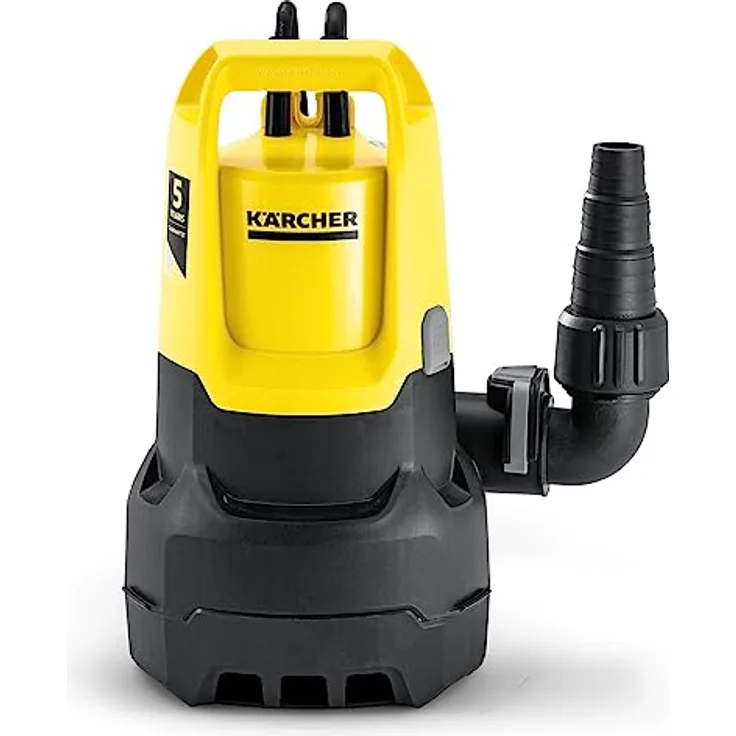 Kärcher Schmutzwasser-Tauchpumpe SP 11.000 Dirt (Fördermenge: max. 11.000 l/h, Restwasserhöhe: 25 mm, Abpumpen von Wasser mit bis zu 20 mm großen Schmutzpartikeln, Schwimmerschalter)