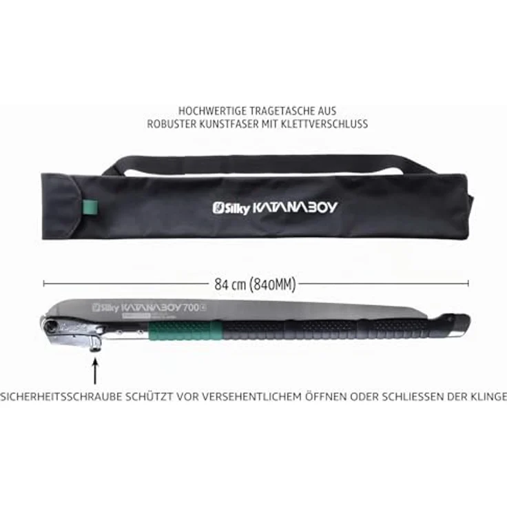 Silky Katanaboy 700-4, 700 mm Klappsäge mit ergonomischem Softgriff und robustem Transporttasche für Forst- und Outdoorarbeiten – Bild 5