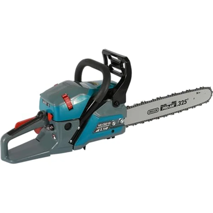 Könner & Söhnen Benzin-Kettensäge KS CS21G-16-1, 1,6 kW, 45 cm³, Schwertlänge 40 cm, Easy-Start-System, hohe Sicherheit, Anti-Vibrations-System – Bild 4