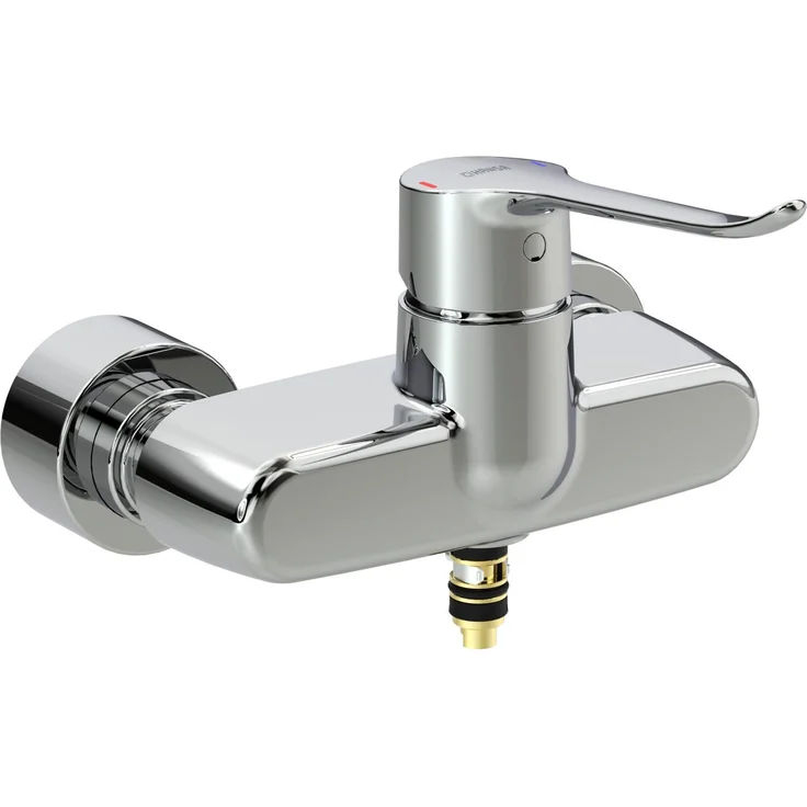 Hansa CLINICA Digital Badarmatur, Bluetooth Mitigeur de lavabo, 233mm, mit Goupille-Hebel, chrome