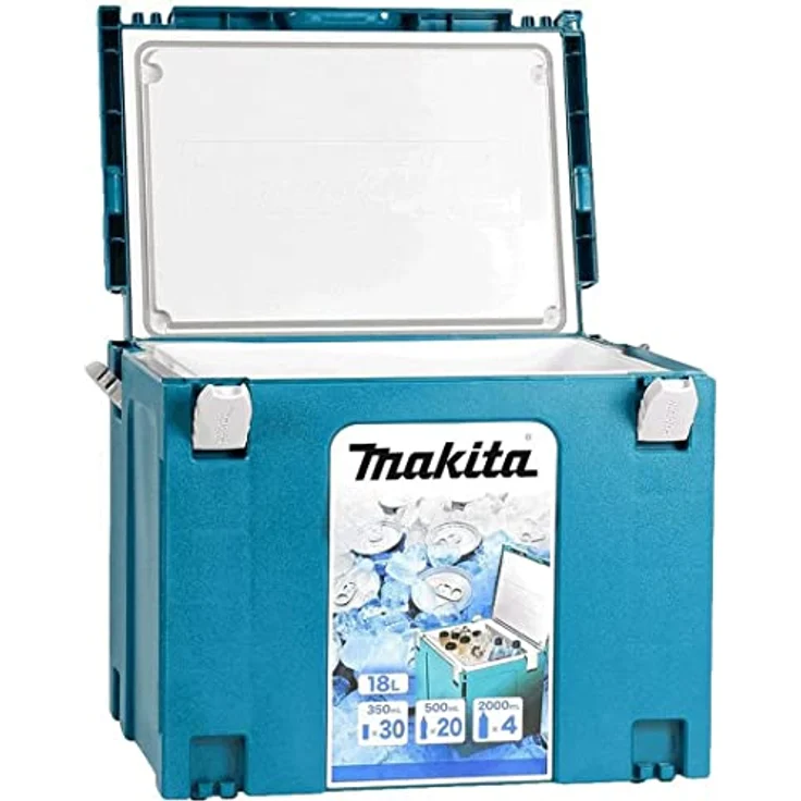 Makita Makpac 4 System Koffer Cool Case Kühlbox 18 Liter Volumen mit Isolierauskleidung 198253-4 – Bild 3