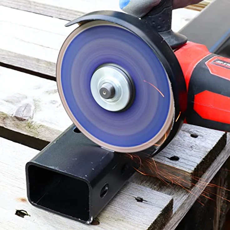 S&R Trennscheiben für Metall 125 x 2,0 x 22,23 mm, 25 tlg Set, Hochleistungs-Elektrokorund, 2-fach Fiberglas-Verstärkung, zertifizierte Profi Flexscheiben für Winkelschleifer – Bild 4