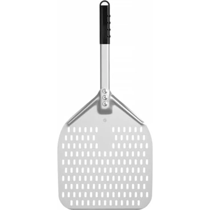 Hendi Pizzaschaufel eckig, gelocht, kurzer Griff, 305x660mm – Bild 2