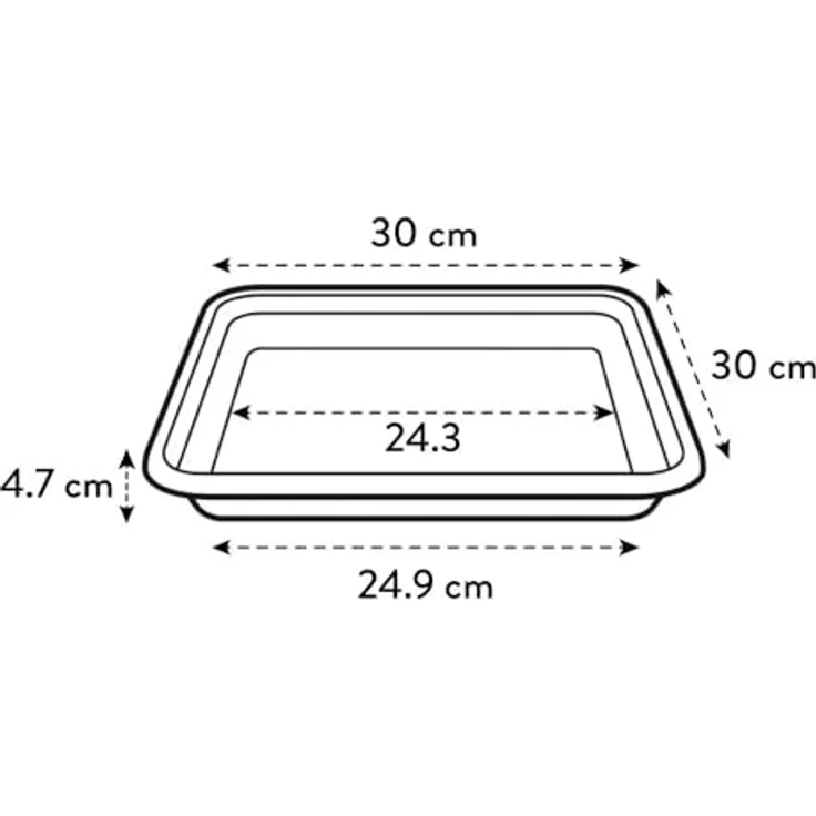 Elho Universal Untersetzer Viereckig 30 - Anthrazit - Drinnen & Draußen - L 30 x W 30 x H 4.4 cm – Bild 4