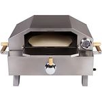 Tisch Gas Pizzaofen Grill Bologna 3,5 kW max Temperatur 300 Grad Piezozündung - Preisvergleich