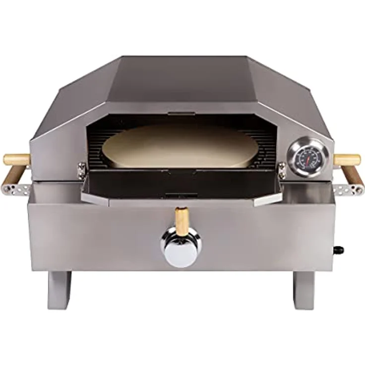 Tisch Gas Pizzaofen Grill Bologna 3,5 kW max Temperatur 300 Grad Piezozündung - Preisvergleich – Bild 1