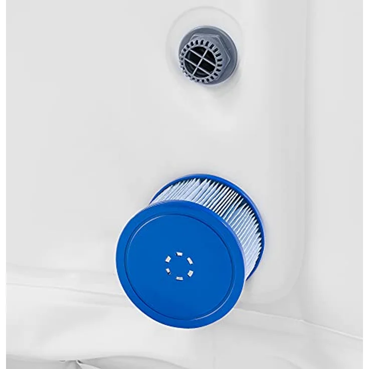 Arebos Poolfilter | 6X Filterkartuschen Spa Whirlpools | Antimikrobieller Filter | Blau – Bild 5
