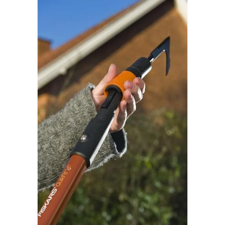 Fiskars Fugenkratzer, Fugenreiniger, Gerätekopf, Länge: 25 cm, Breite: 7 cm, Stahl-Klinge, Schwarz-Orange, QuikFit, 1000687 – Bild 5