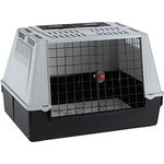 Ferplast Trasportino per Cani da Auto Atlas CAR 100, Griglie per l'aerazione, Vani Porta oggetti, Tappeto drenante