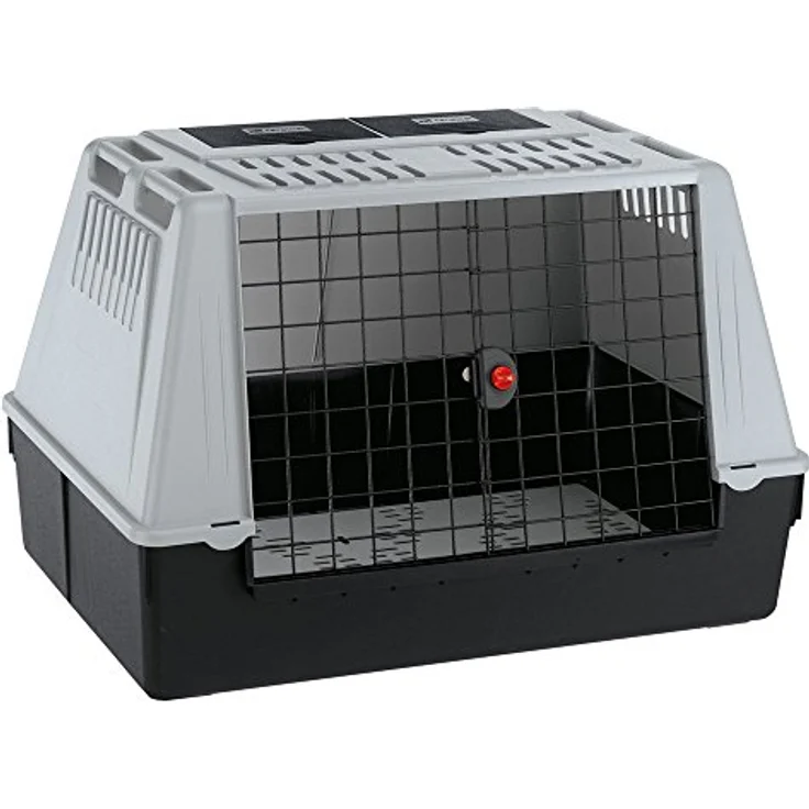 Ferplast Trasportino per Cani da Auto Atlas CAR 100, Griglie per l'aerazione, Vani Porta oggetti, Tappeto drenante – Bild 1