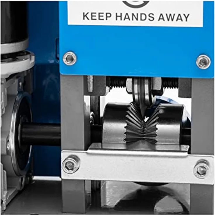 MSW Kabelschälmaschine 400 W, elektrische Kabelabisoliermaschine mit 1 Einschub, Schnittgeschwindigkeit 0-20 m/min, für Kabel bis 40 mm – Bild 3