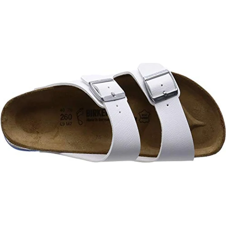 BIRKENSTOCK Sandale Arizona Super Grip, Birko-Flor, weiß, normal, Größe 41 230124-41 (Pantolette Schuh Halbschuh Latsche Zweischnaller Berufsschuh Schuhe Birki Arizona Slipper Pantoffel Schluffen) – Bild 5