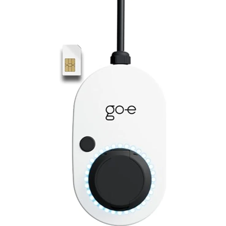 Go-E Elektroauto Ladestation Charger Gemini fix 2.0 GSM 11 kW (Typ 2, 11 kW) - Smartes Laden über Mobilfunk und WLAN, Ladeleistung: 11 kW, 3-phasig, Autorisierung: RFID, WLAN, Modbus TCP, Mobilfunk, Vorbereitet für PV-Überschussladen und Verwendung stündlich dynamische – Bild 3