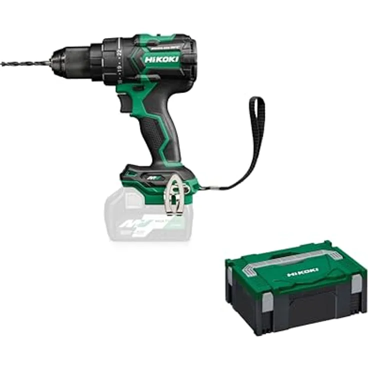 Hikoki Akku Bohrschrauber DS36DCW2Z 36V 155Nm Bürstenloser Motor Akkuschrauber Akku Bohrmaschine - Robustes Aluminium-Gehäuse, 22 fache Drehmoment-Einstellungen, LED-Beleuchtung