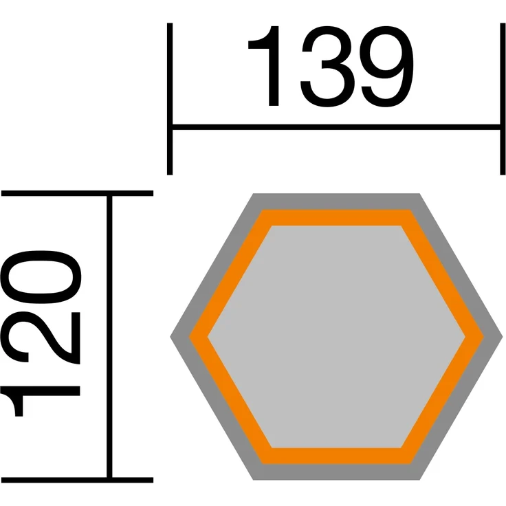 Weka Holzbau Hochbeet klassisch 6-Eck 143 x 143 x 68, mit 21 mm starken Wänden und Wühlmausschutz, inkl. innen liegender Folie, rückenfreundliche Arbeitshöhe, Selbstbausatz