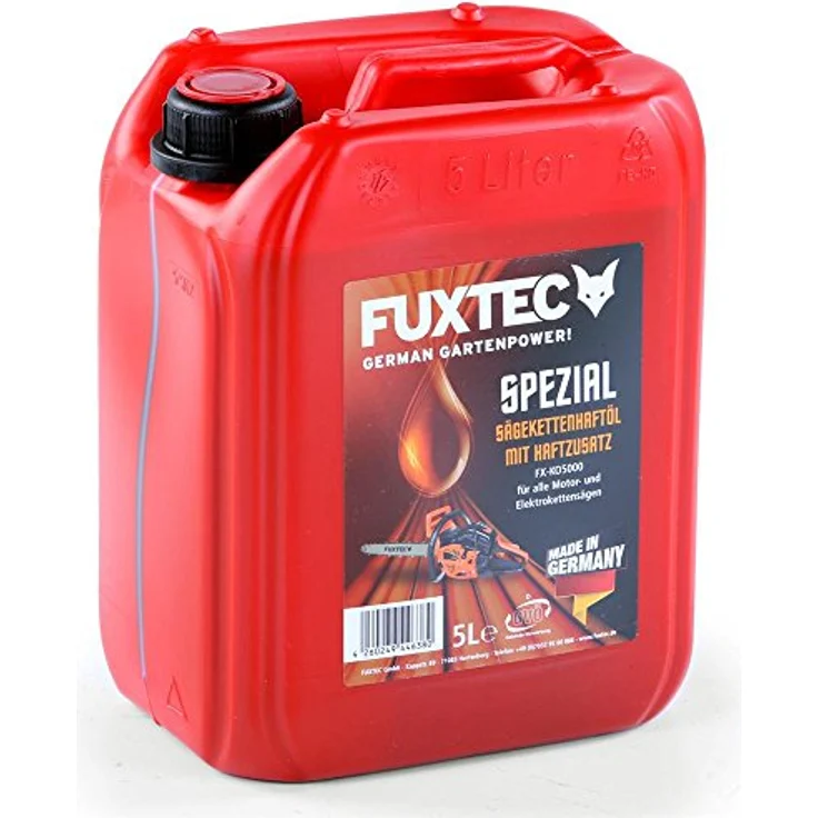FUXTEC Sägekettenhaftöl mit Haftzusatz Kettenöl 5 L – Bild 2