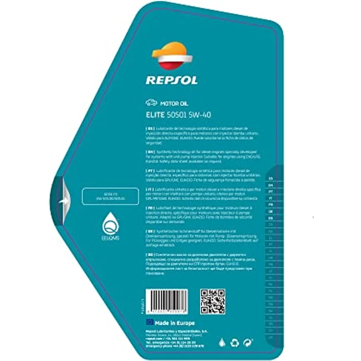 Repsol Motoröl für Autos, Elite 50501 5W40, 5L – Bild 3