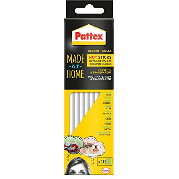 Pattex Made at Home Heißklebesticks 11.3mm 202mm Transparent 200g – Bild 2