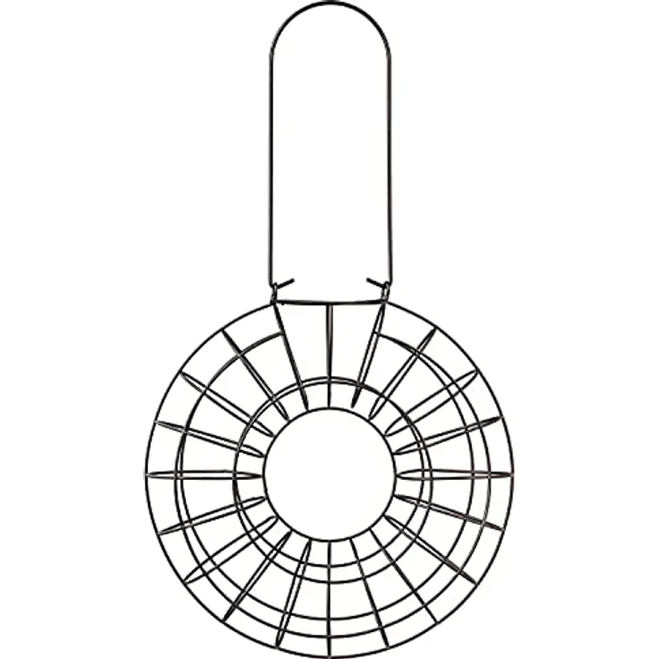 Trixie 55622 Meisenknödelhalter, ø 24 × 8 cm, schwarz – Bild 1