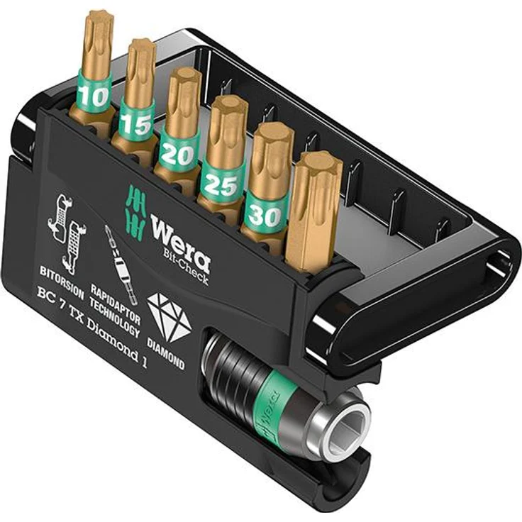 Wera Bit-Sortiment, Bit-Check 7 TX Diamond 1, 7-teilig, 05057415001 - Preisvergleich – Bild 11