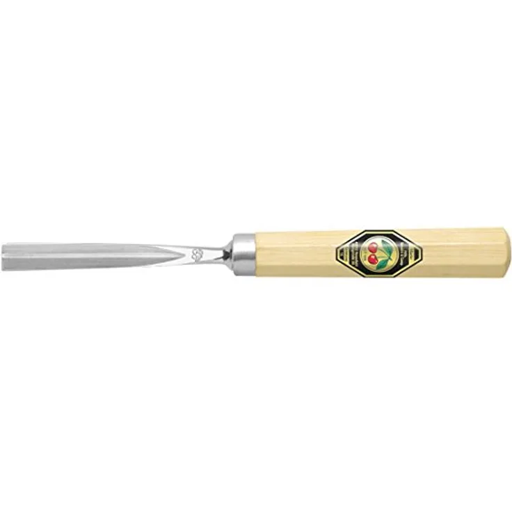 Kirschen Kerbschnitzbeitel mit Weißbuchenheft Stich 39, gerade & V-förmig - 10mm