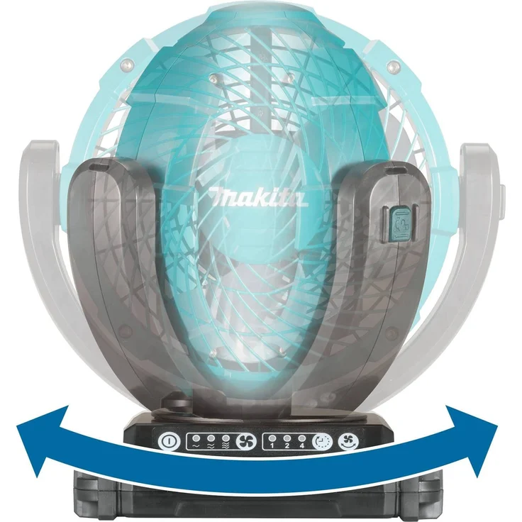 Makita DCF102Z Lüfter 18V (ohne Akku-ohne Ladegerät), 18 V, Blau – Bild 5