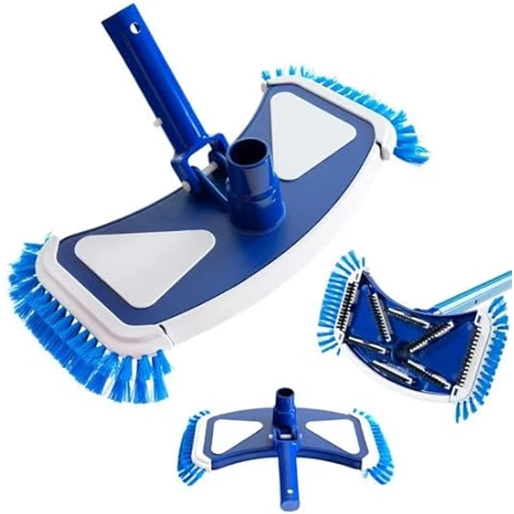 AREBOS Pool Bürste Bodensauger Poolreiniger Reiniger Poolsauger Bodenreiniger - Blau – Bild 2