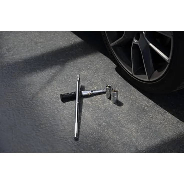 Cartrend Catrend Radmutternschlüssel Vario, innovativer Drehmomentschlüssel für einfachen Reifenwechsel, inkl. Stecknüsse 17/19/21/23 mm, mit Aufbewahrungstasche – Bild 8