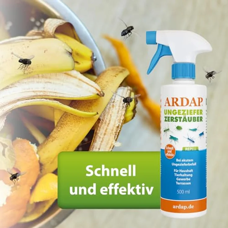 ARDAP Repell Ungeziefer Zerstäuber 500ml - Anti Insektenspray - Schädlingsbekämpfung - Wirkt schnell & effektiv – Bild 2
