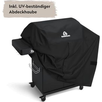 BURNHARD Gasgrill FRED Deluxe - 4 Brenner Mit Infrarot & Smoker Box