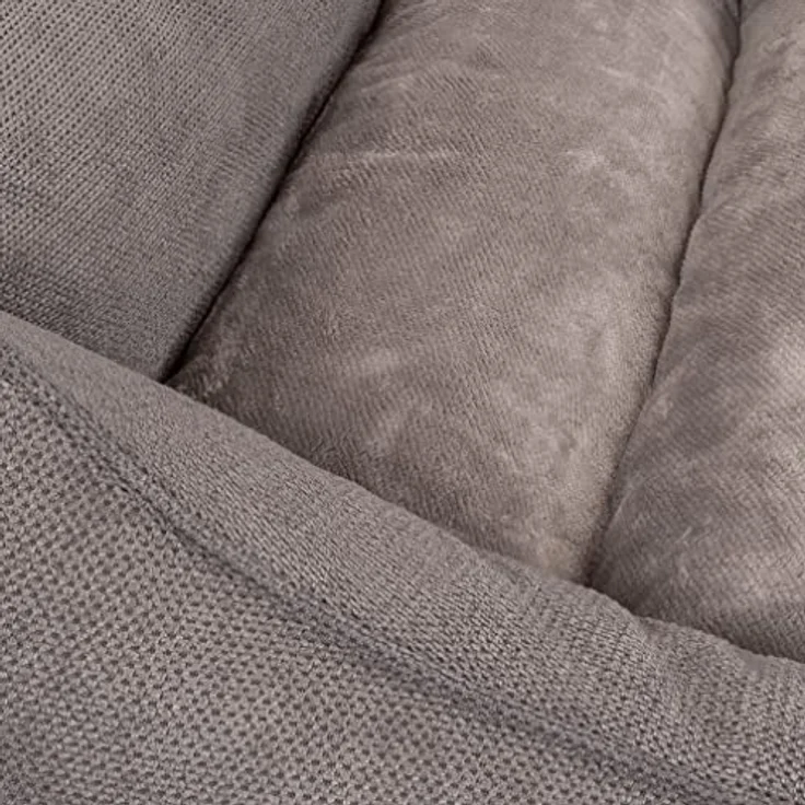 Knuffelwuff orthopädisches Hundebett Baltimore XXL 120 x 80cm Grau - Hundekissen für große, mittelgroße und kleine Hunde - Waschbar – Bild 4
