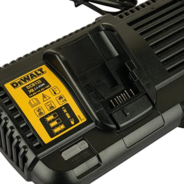 DeWALT Doppelladegeraet für 10,8 bis 54 V, 1 Stück, DCB132-QW – Bild 4