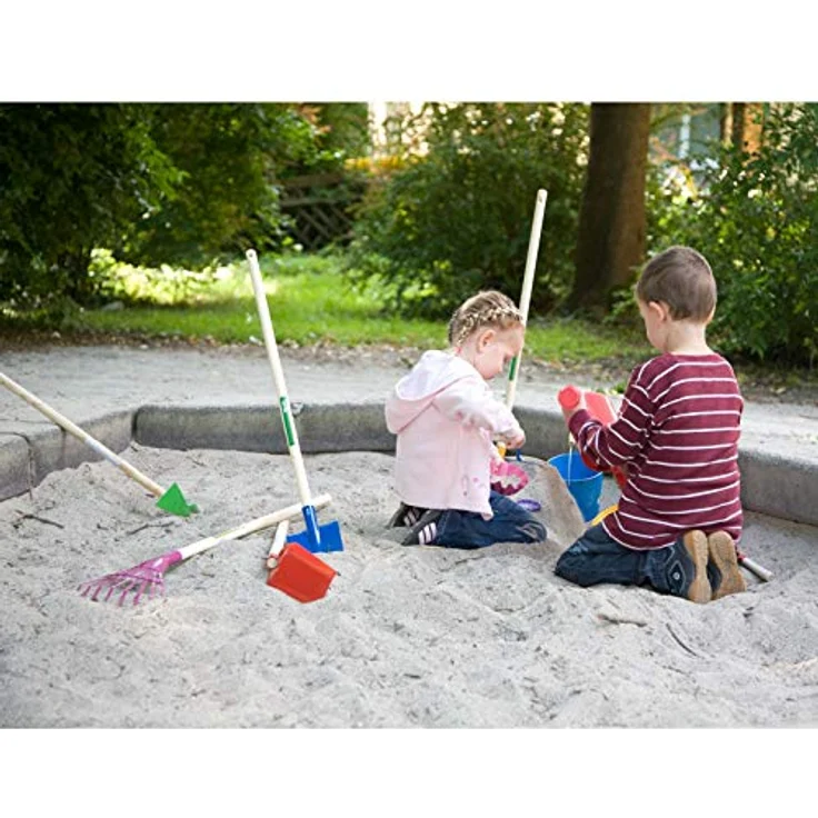 Freund Victoria Kinderlaubbesen 30 cm, kindergerecht, ergonomisch, blau – Bild 2