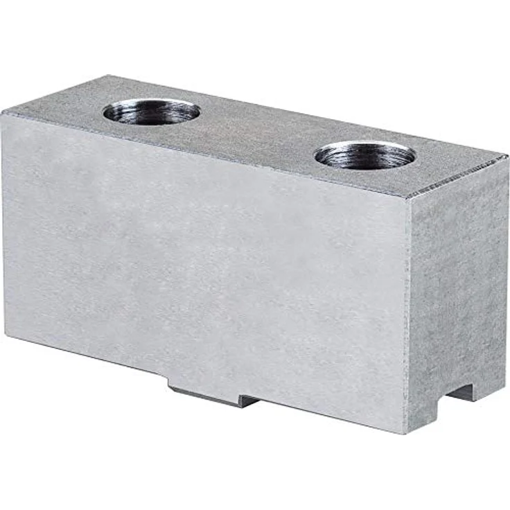 RÖHM 108581 Ungestufte Aufsatzbacken AB DIN 6350 Typ 302, 3er Pack, für ZGU/ZSU 160/3, ungehärtet, Backenlänge 74 mm – Bild 2
