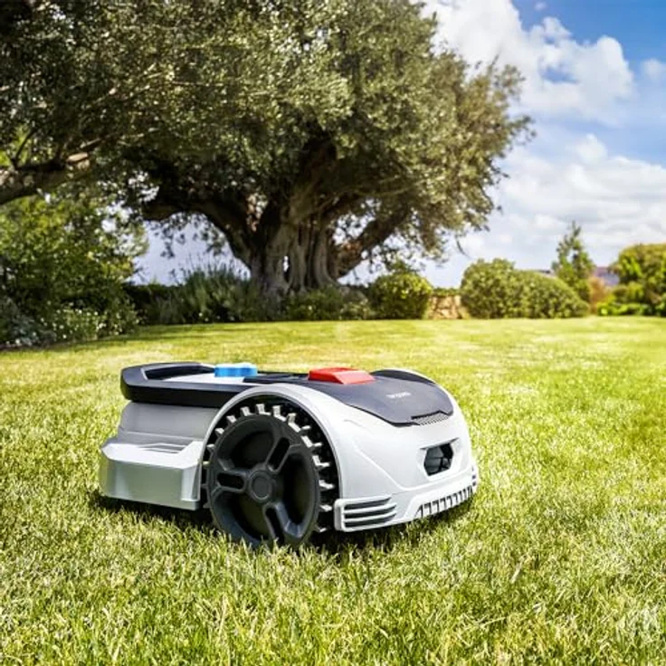 Cecotec GrassHopper 500 Connected, Mähroboter für Rasenflächen bis 500 m², WLAN-fähig, 20 V Lithium-Ionen-Akku, Schnitthöhenanpassung 20-55 mm, leichte Bauweise, max. Steigung 27 % – Bild 3