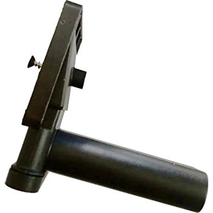 Überlauf - 90 Grad - für Spülen mit Überlauf in Ablagefläche neben dem Becken - rechteckig flach - 50 mm x 80 mm – Bild 2