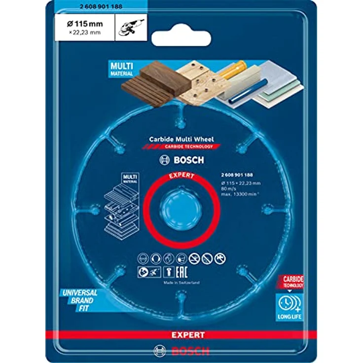 Expert Carbide Multi Wheel Trennscheibe, 115 mm, 22,23 mm – Bild 2