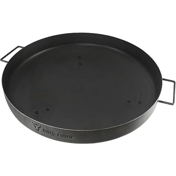 BBQ-Toro Feuerschale Ø 70 cm | Schwarz | Outdoor Feuerstelle mit DREI Standbeinen und Zwei Griffen – Bild 5