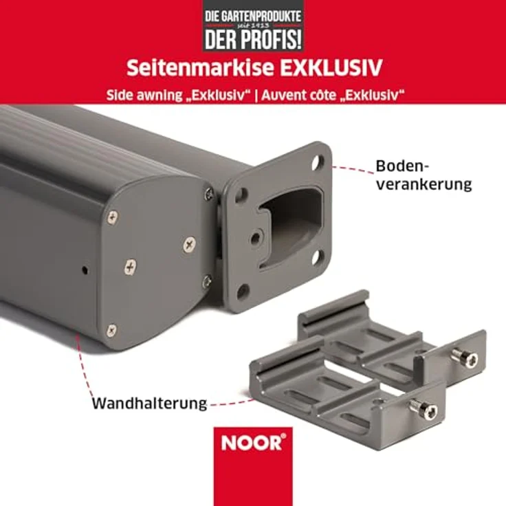 Noor Seitenmarkise Exclusiv 1,6 x 3,5 m  – Bild 5