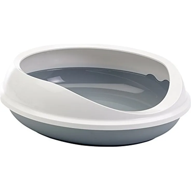 Katzentoilette "Figaro" grau 55 x 48,5 x 15,5 cm