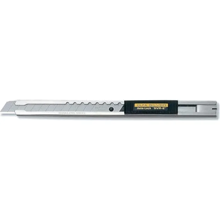 OLFA Cuttermesser SVR-2 9mm mit Edelstahlgriff